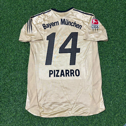 Claudio Pizarro Bayern München 2004/05 Retro Golden Fußballtrikot Set Jersey