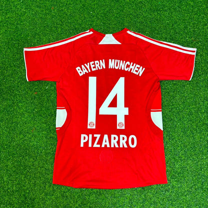 Claudio Pizarro Bayern Munich 2007 2009 Retro Football Jersey Kit