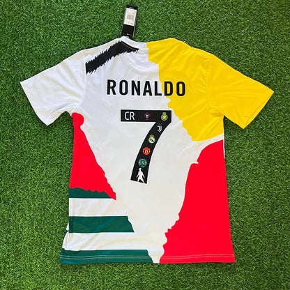 Cristiano Ronaldo #cr7 GOAT Combo All Teams Special Football Jersey