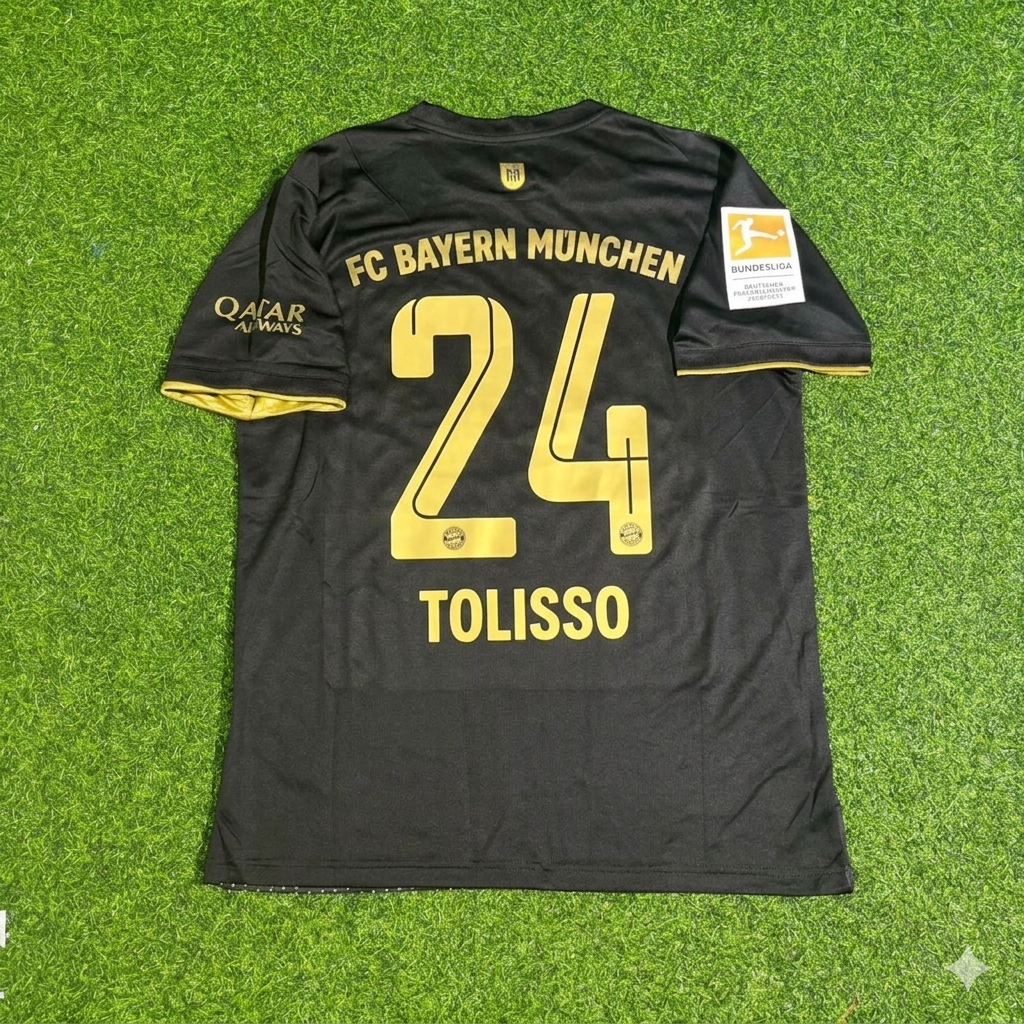 Corentin Tolisso Bayern Munich 2021-2022 Away Football Jersey Kit