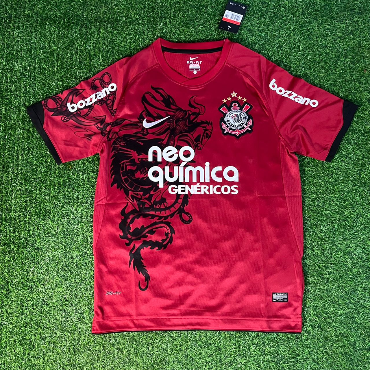 #10 Memphis Depay Corinthians Retro Red Kit Trikot Maillot Maglia Camiseta Soccer Kit