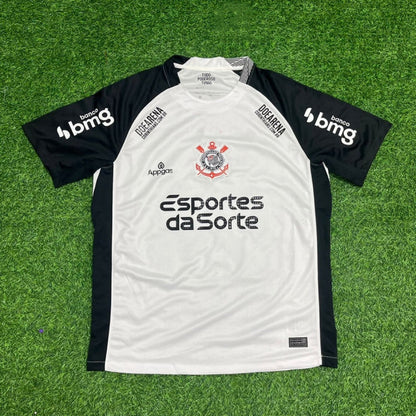 Corinthians White Black Football Jersey Kit