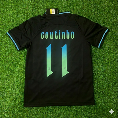 Philippe Coutinho Brazil Retro Football Jersey