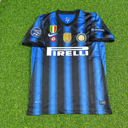 Cristian Chivu Inter 2011-2012 Football Jersey Kit