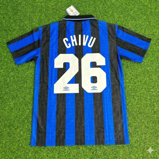 Cristian Chivu Inter Home Retro Football Jersey Kit