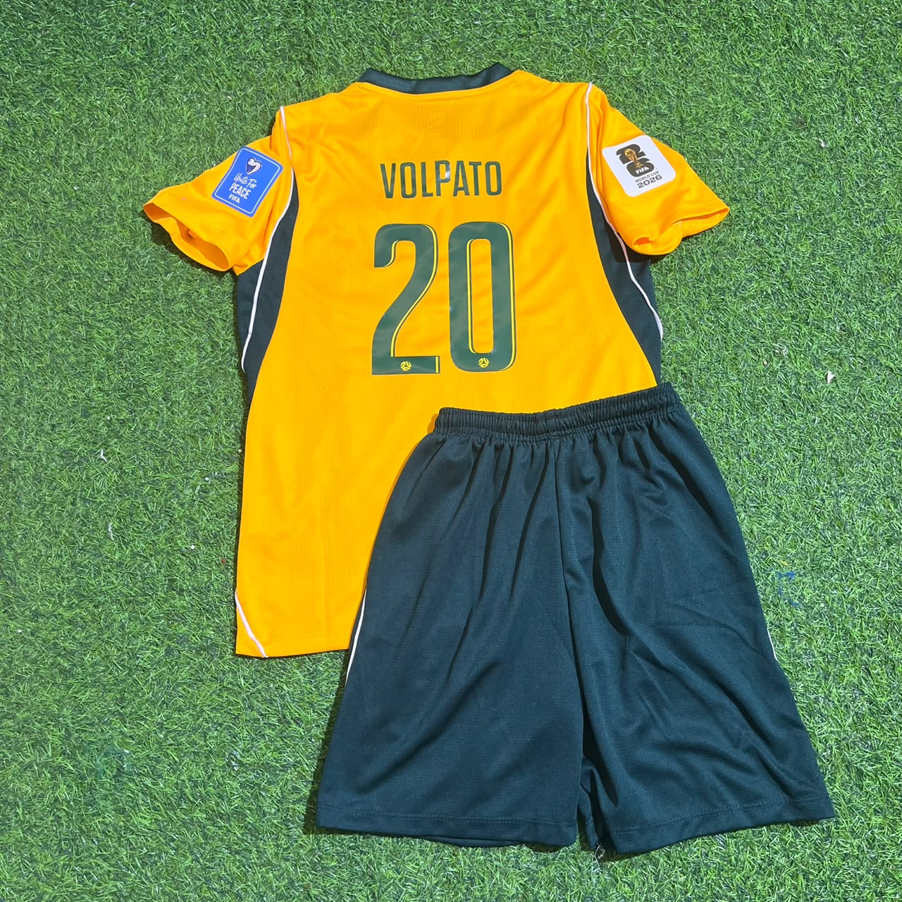 Australia World Cup 2026 Cristian Volpato Kids Football Jersey