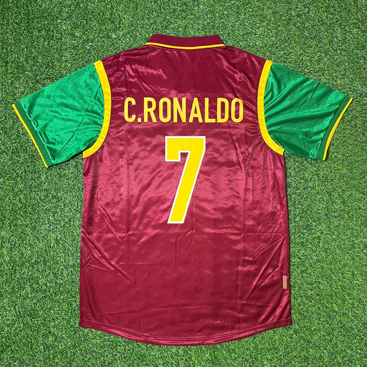 Cristiano Ronaldo #7 Portugal 2003 International Debut Retro Football Jersey