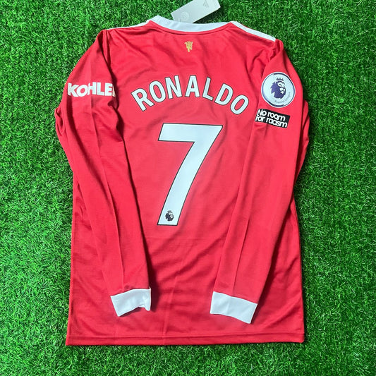 Cristiano Ronaldo Manchester United 2021 Retro Football Jersey