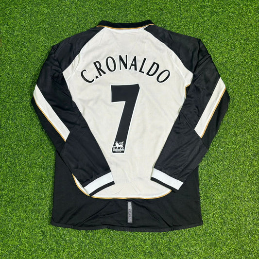 Cristiano Ronaldo Manchester United Reversible Vintage Retro Football Jersey Kit