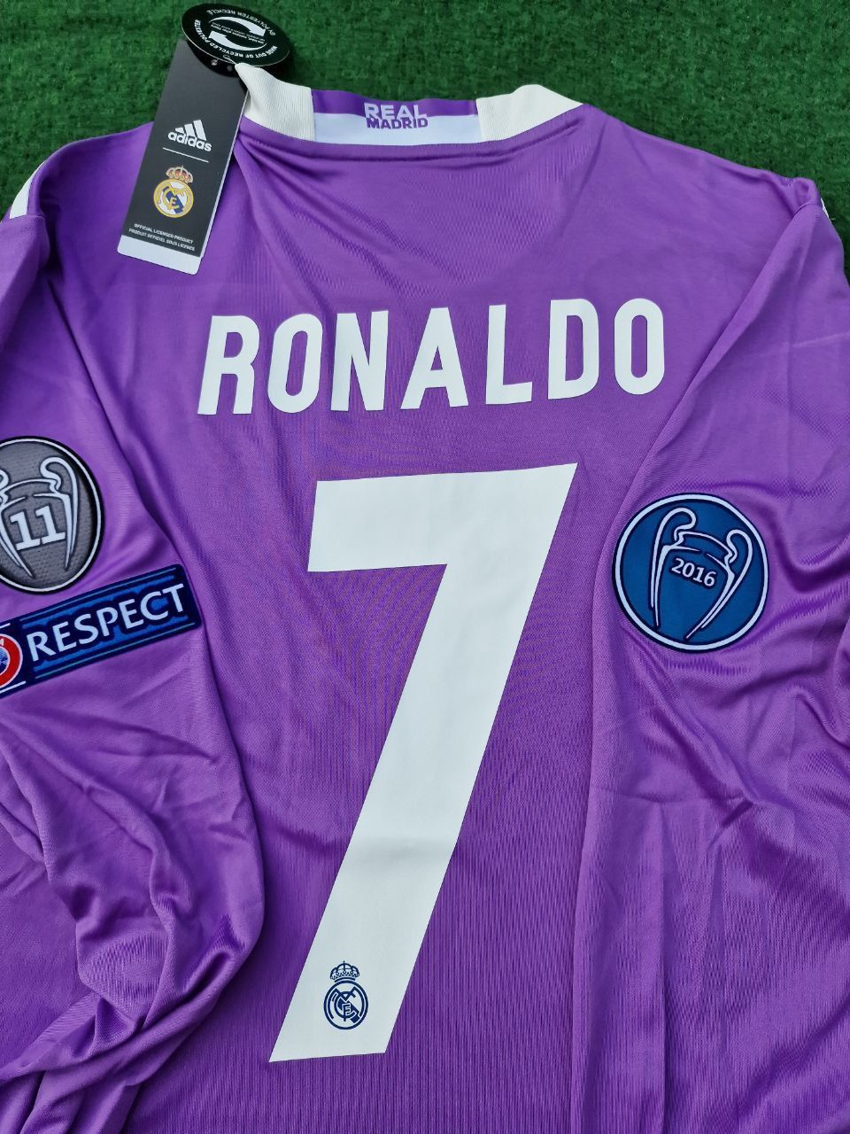 Cristiano Ronaldo 7 - Real Final 2017 Long Sleeve Football Jersey Kit