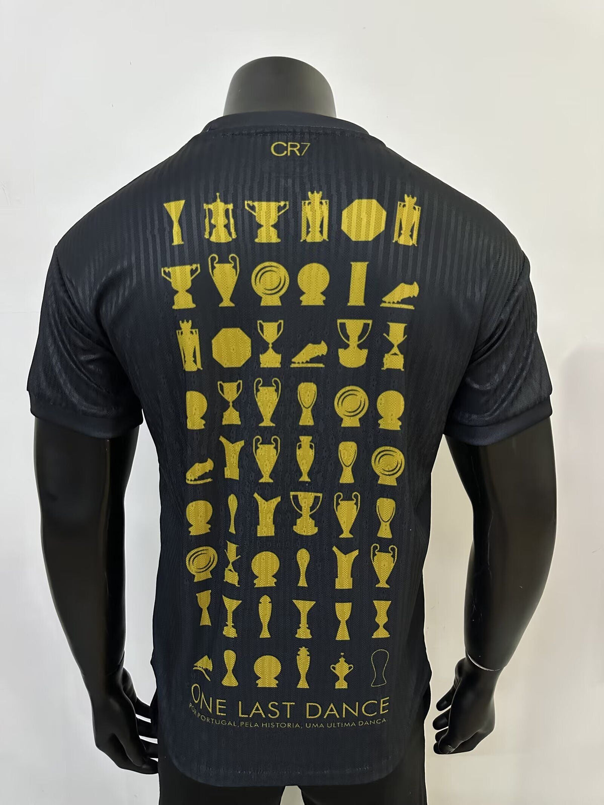 Cristiano Ronaldo CR7 Special Edition Black Football Jersey