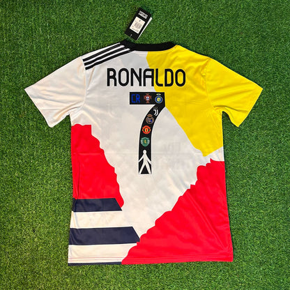 Cristiano Ronaldo #cr7 GOAT Combo All Teams Special Football Jersey