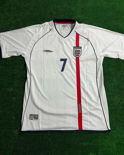David Beckham England Retro Football Jersey Kit