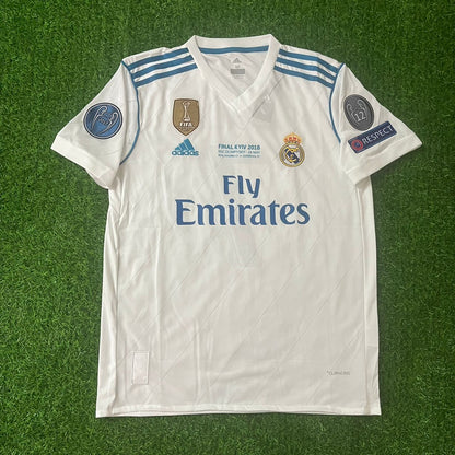Cristiano Ronaldo CR7 Real Madrid 2018 Final Kyiv Champions League Football Jersey Kit