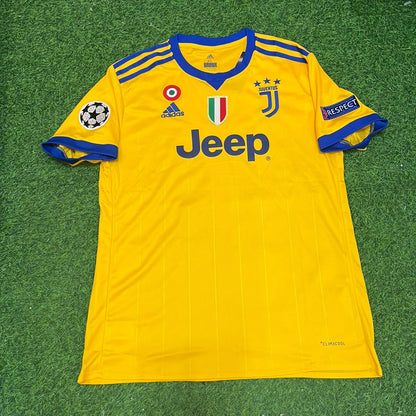 Cristiano Ronaldo Juventus Yellow Retro Football Jersey Kit