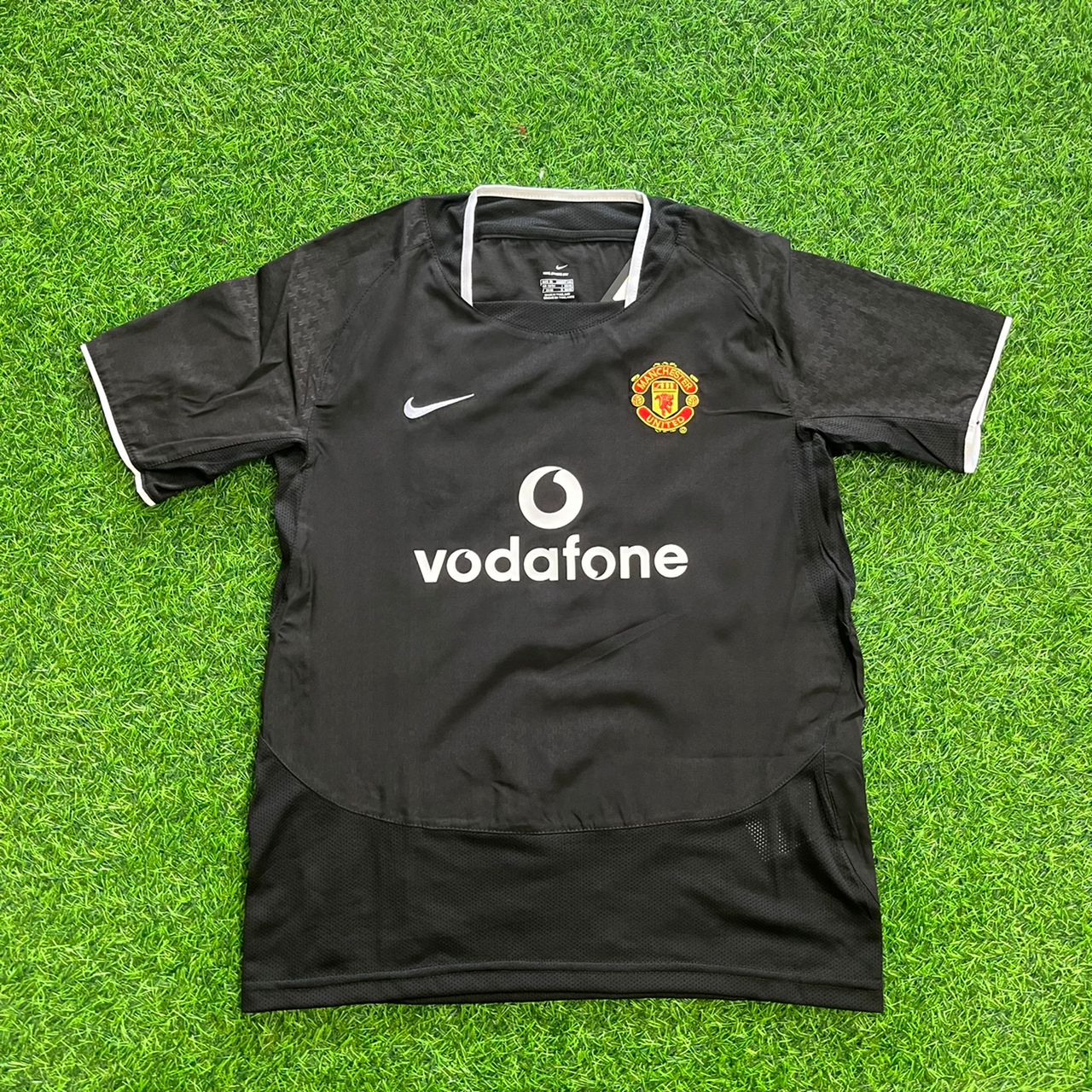 Cristiano Ronaldo Manchester United 2003 2004 Retro Black Football Jersey