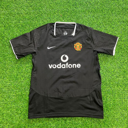 Cristiano Ronaldo Manchester United 2003 2004 Retro Black Football Jersey