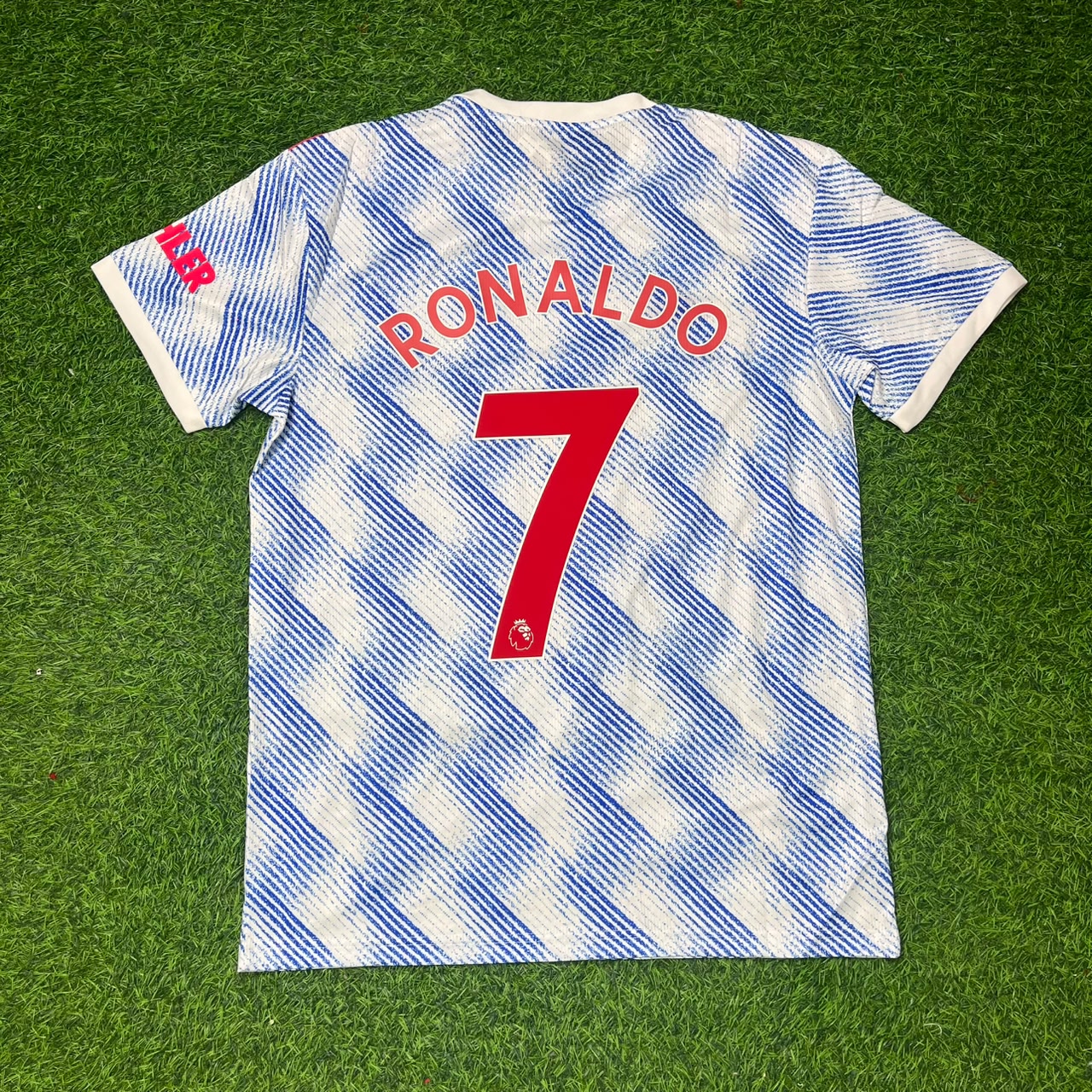 Cristiano Ronaldo Manchester United 2021-2022 Final Season Away Retro Football Jersey Kit