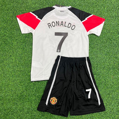 Cristiano Ronaldo Manchester United Champions League Final Kids Retro Football Jersey Collection