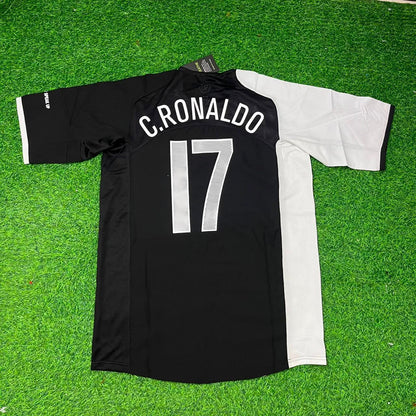 Cristiano Ronaldo Portugal 2005 Special White and Black Retro Football Jersey Collection