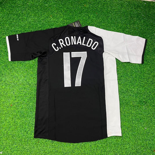 Cristiano Ronaldo Portugal 2005 Special White and Black Retro Football Jersey Collection