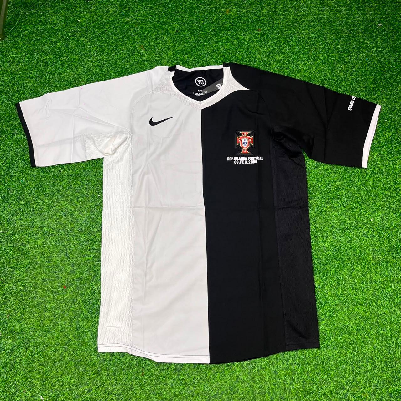 Cristiano Ronaldo Portugal 2005 Special White and Black Retro Football Jersey Collection