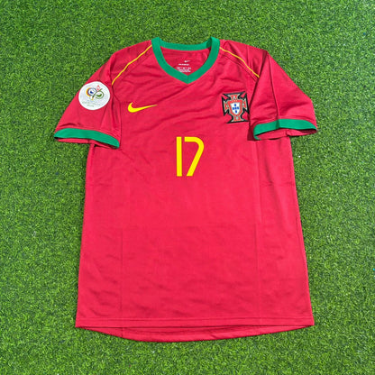 Portugal World Cup 2006 Cristiano Ronaldo Patch Retro Football Jersey