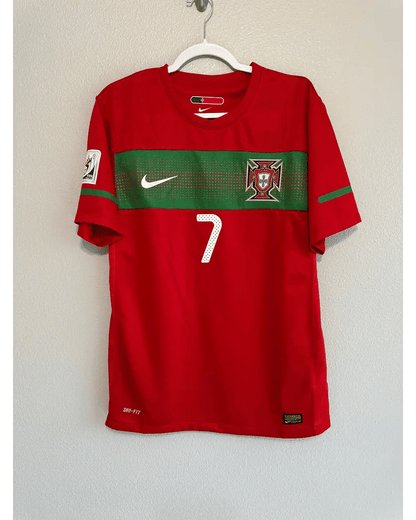 Cristiano Ronaldo Portugal 2010 World Cup Retro Football Jersey Kit