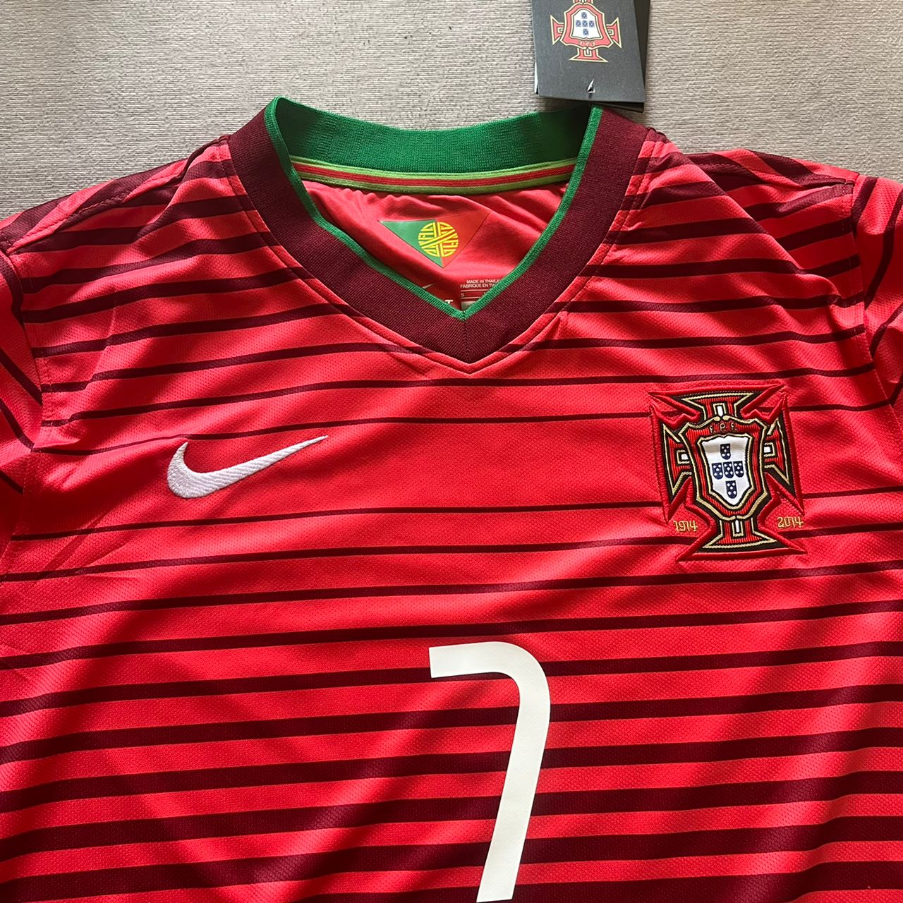 Cristiano Ronaldo Portugal 2014 World Cup Retro Football Jersey Kit