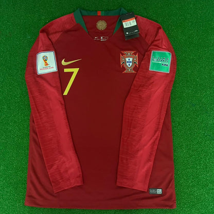 Cristiano Ronaldo Portugal 2018 World Cup Retro Football Jersey Kit