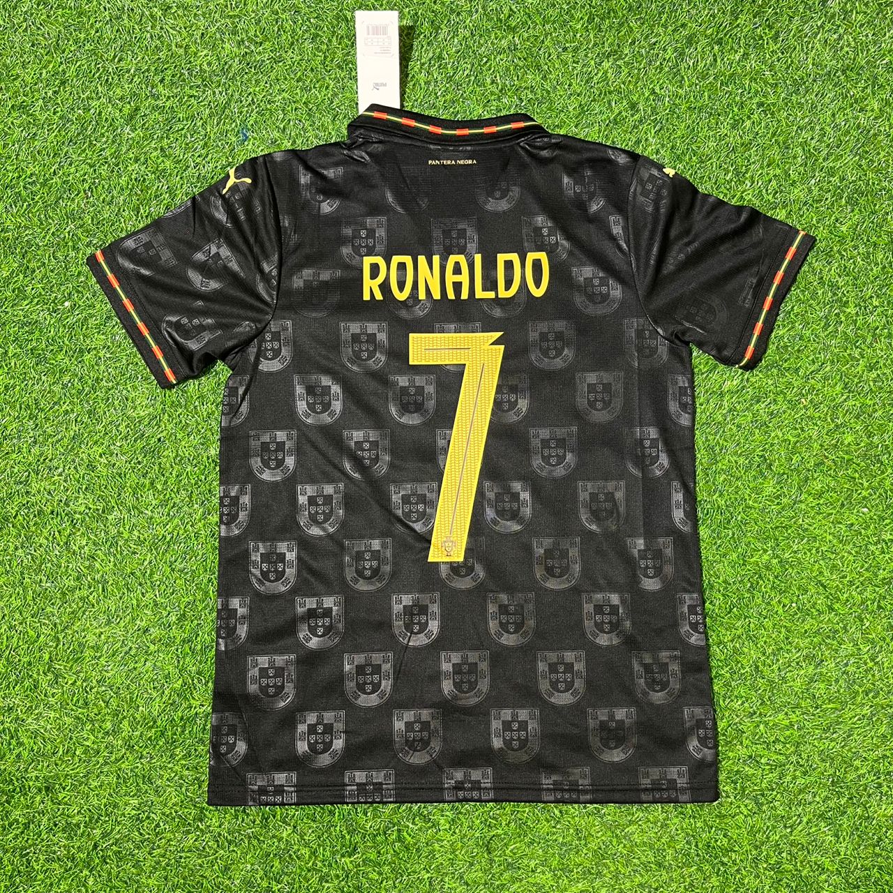 Cristiano Ronaldo Portugal 2025/26 Black Football Jersey Kit