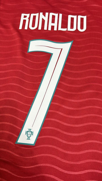 Cristiano Ronaldo Portugal 2026 Red Home Long Sleeve Football Jersey
