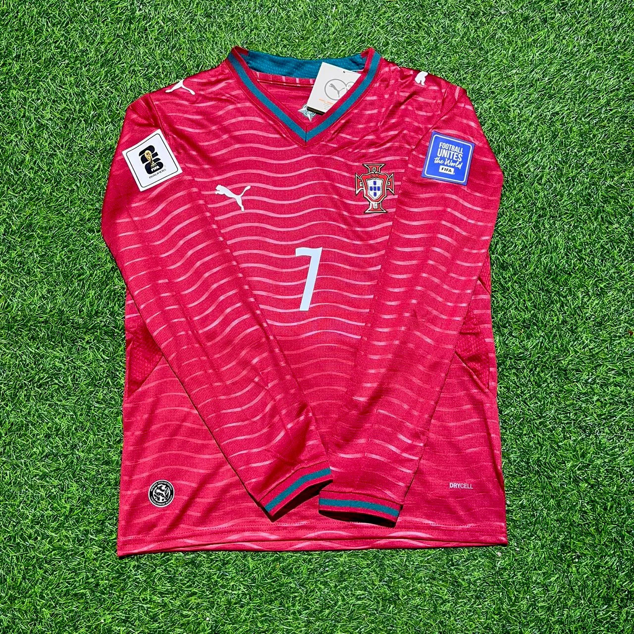 Cristiano Ronaldo Portugal 2026 World Cup Red Long Sleeve Jersey