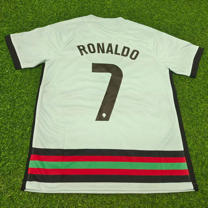 Portugal EURO 2020 Cristiano Ronaldo Retro Away Football Jersey