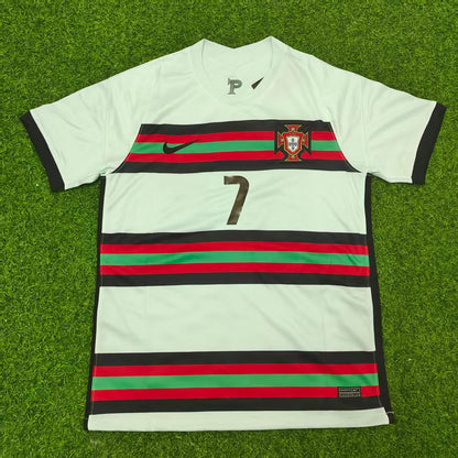 Portugal EURO 2020 Cristiano Ronaldo Retro Away Football Jersey