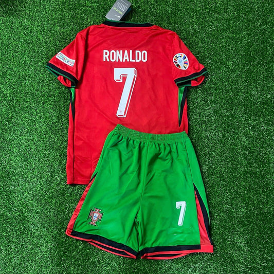 Cristiano Ronaldo Portugal Kids Children Home Jersey