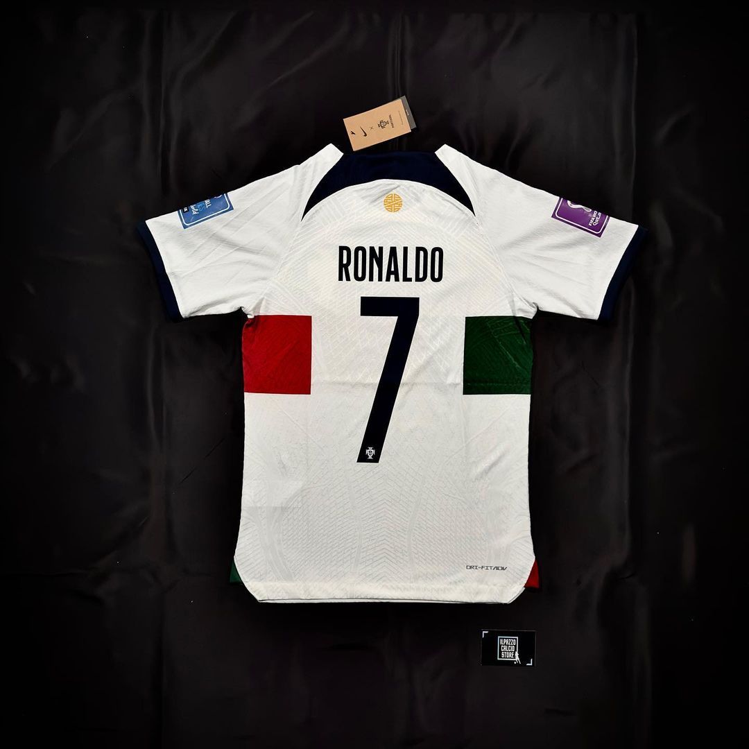 Cristiano Ronaldo Portugal 2022 World Cup Qatar Retro Football Jersey Kit