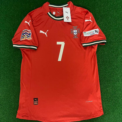 Cristiano Ronaldo Portugal UEFA Nations League Winner Football Jersey Kit