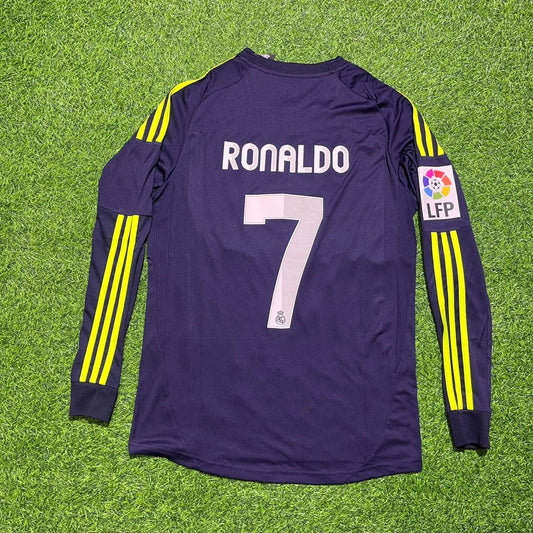 Cristiano Ronaldo Real 2012/2013 Away Long Sleeve Football Jersey