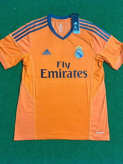Cristiano Ronaldo Real Madrid 2013 - 2014 Orange Soccer Football Jersey Kit