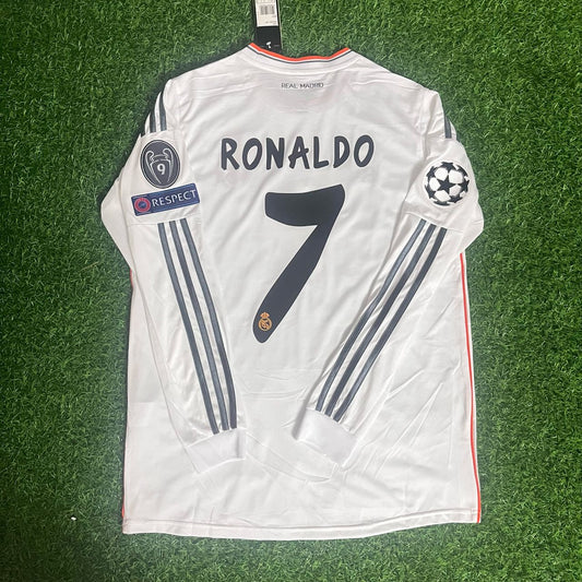 Cristiano Ronaldo #cr7 Real Madrid 2014 Lisbon Champions League Final Jersey Trikot