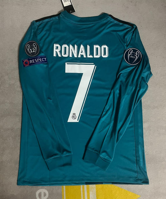 Cristiano Ronaldo Real Madrid White Retro Jersey