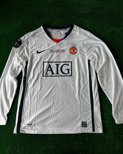 Cristiano Ronaldo Manchester United Long - Sleeve Retro Football Jersey Kit
