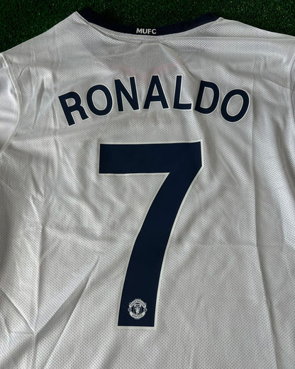 Cristiano Ronaldo Manchester United Long - Sleeve Retro Football Jersey Kit