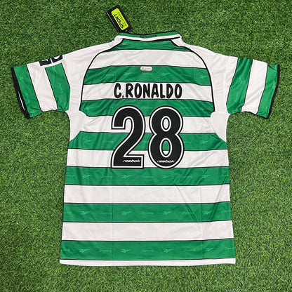 Cristiano Ronaldo Sporting CP Debut Retro Football Jersey Collection