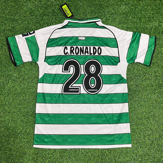 Cristiano Ronaldo Sporting CP Debut Retro Football Jersey Collection