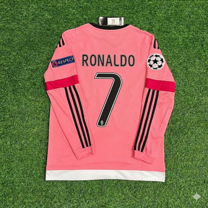 Cristiano Ronaldo Juventus Pink Retro Pink Football Jersey
