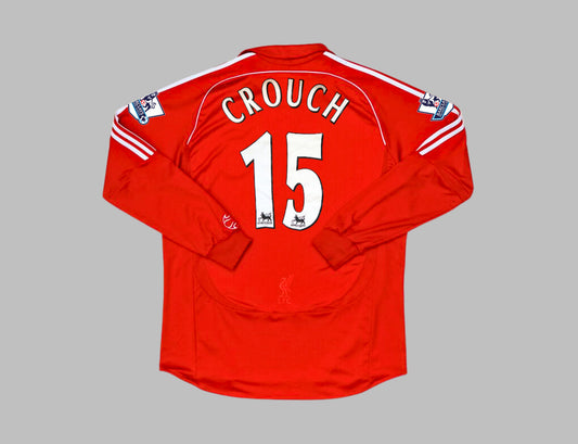 Peter Crouch Liverpool 2007-2008 Red Retro Kit Jersey Trikot Maillot