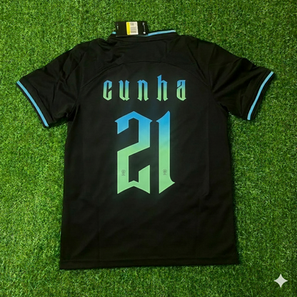 Matheus Cunha Brazil Retro Football Jersey