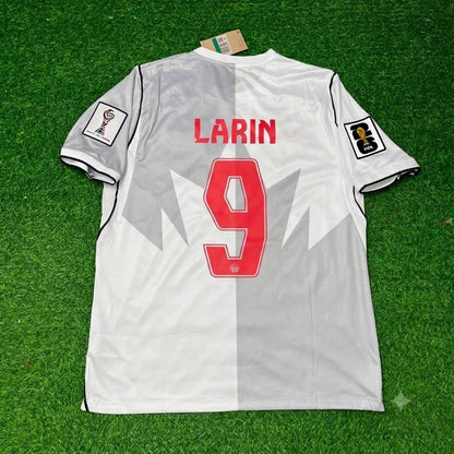 Canada World Cup 2026 Cyle Larin #9 Away White Football Jersey